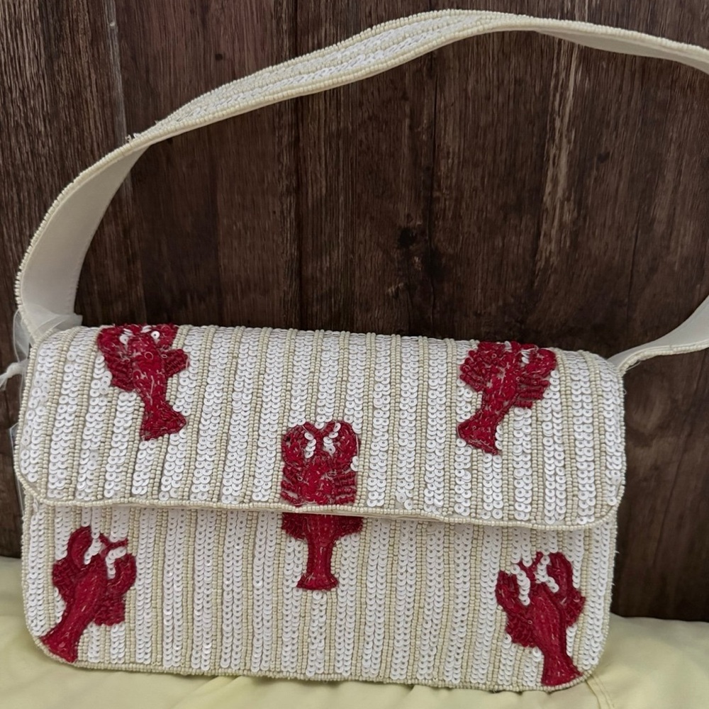 Viral original beaded lobster bag!!!